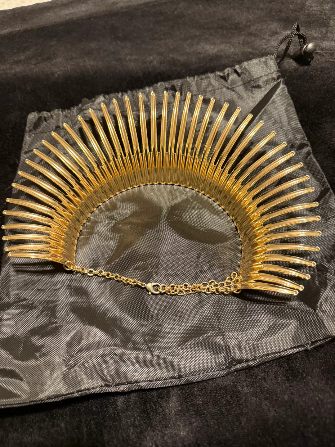 Gold Sunburst Headpiece