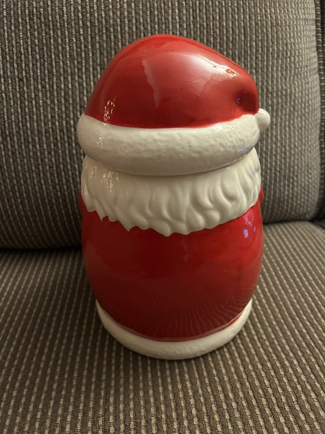 Santa Ceramic Cookie Jar image indicator(4)