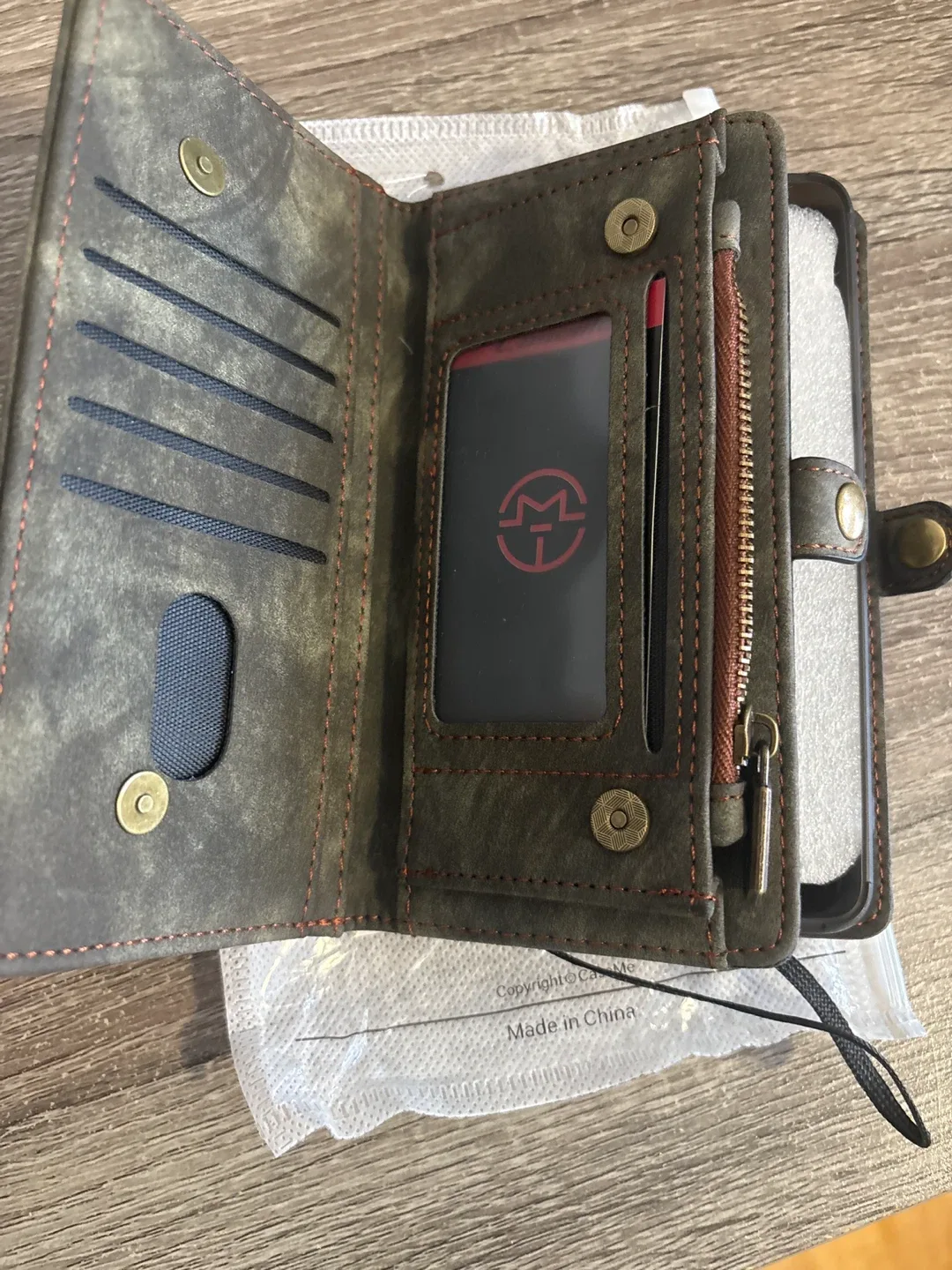 CaseMe Retro Leather Case for Samsung S20 image indicator(3)