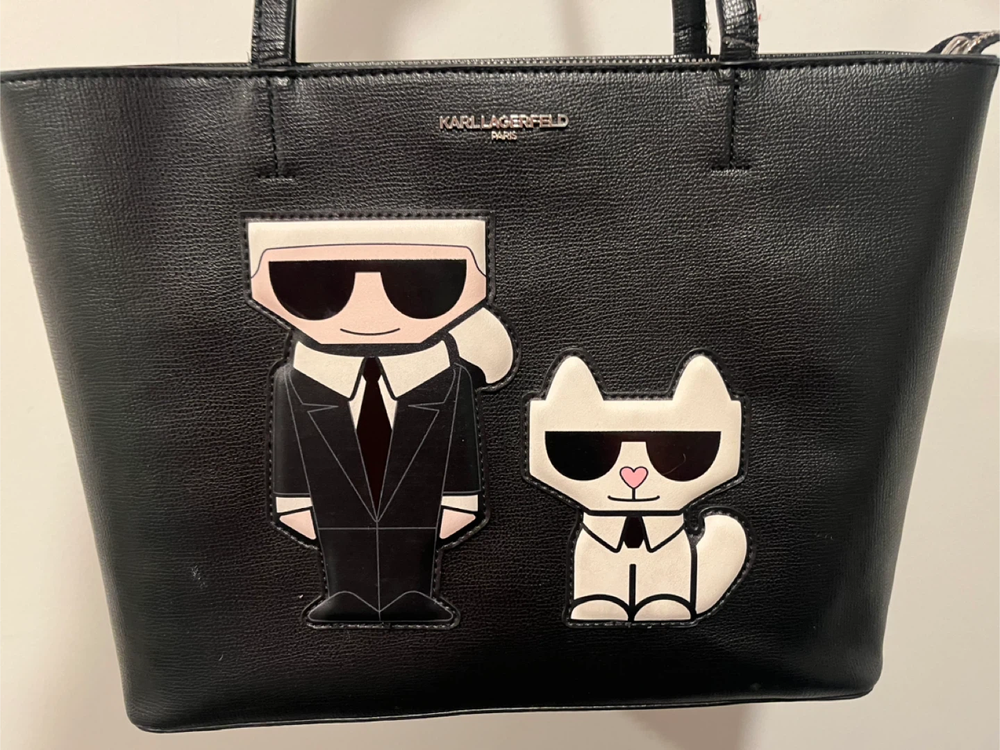 Karl Lagerfeld Paris Black Tote Bag