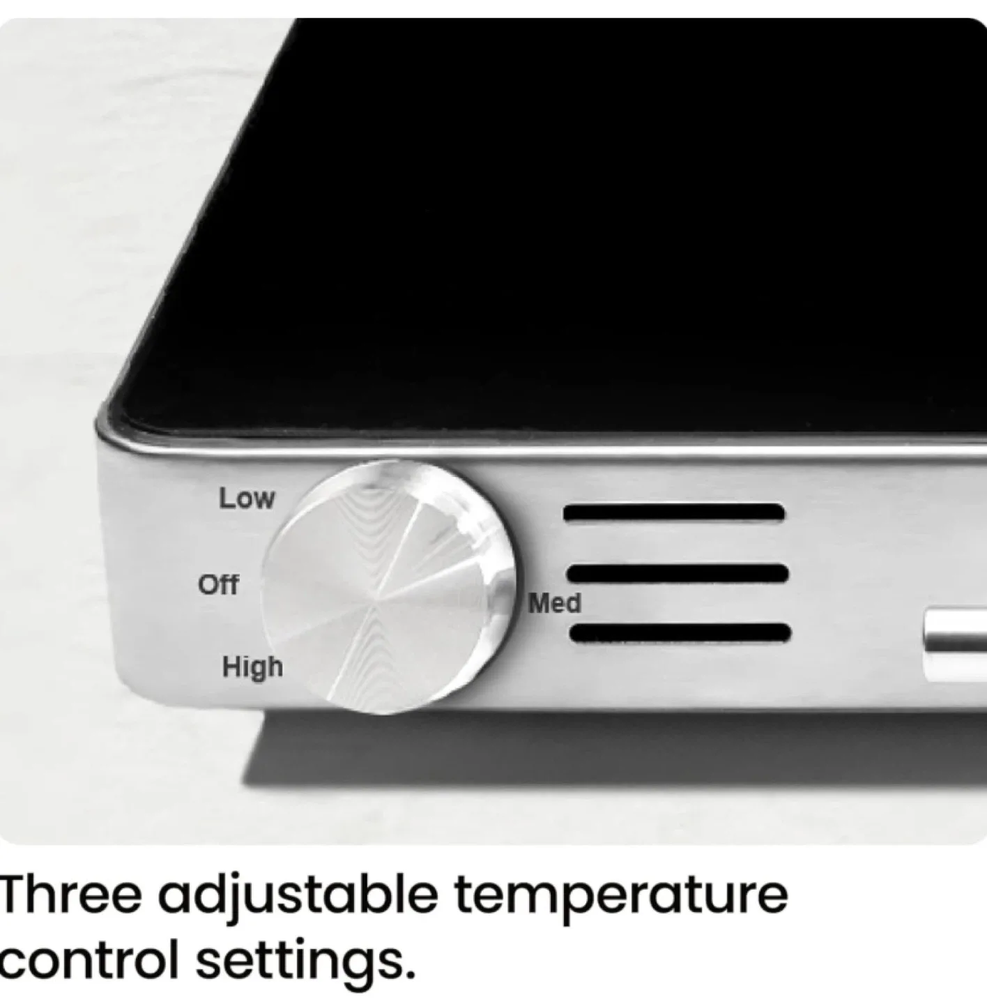 Chefman Electric Warming Tray Adjustable Temperature Control image indicator(4)