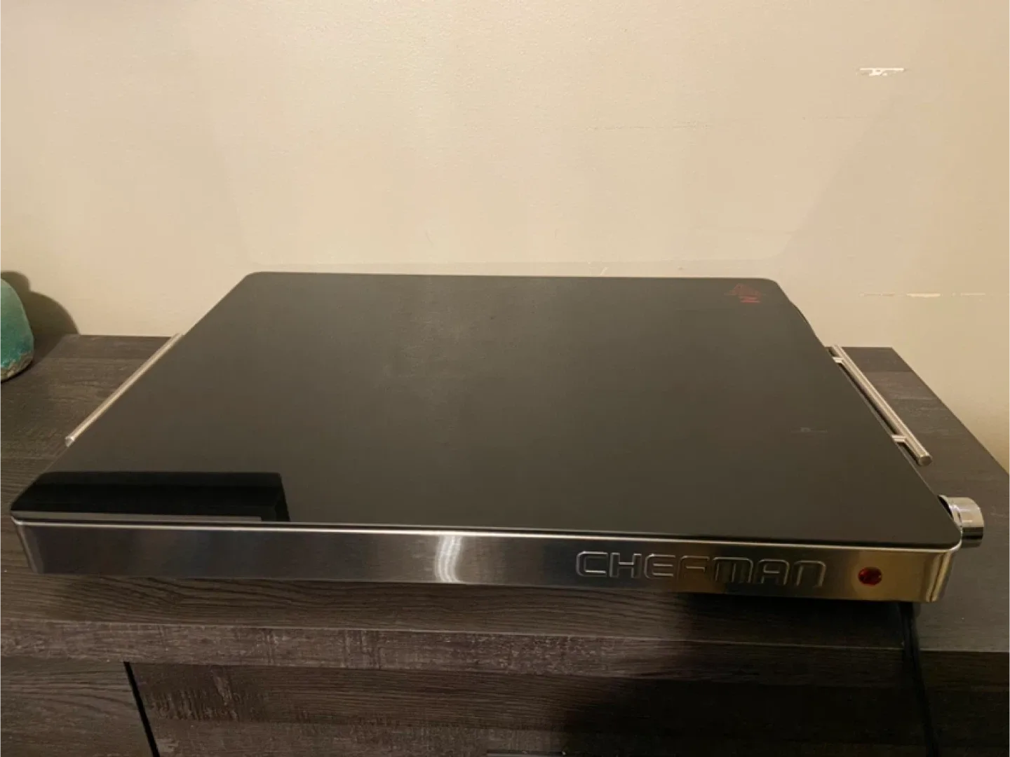 Chefman Electric Warming Tray Adjustable Temperature Control image indicator(7)