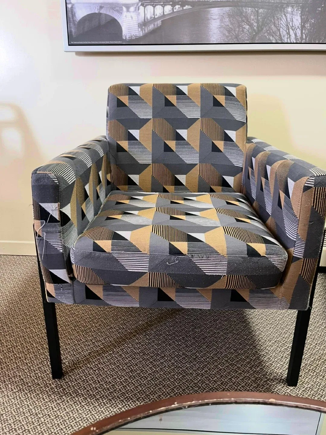 Patterned Accent Chair