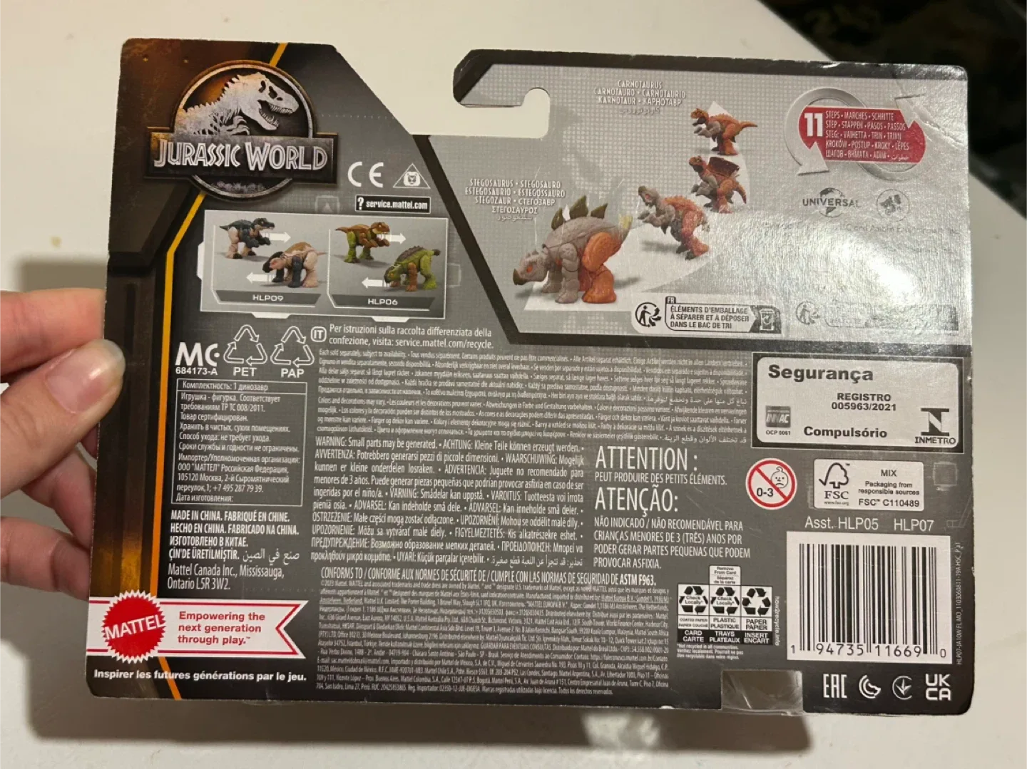 Jurassic World Fierce Changers 2-in-1 Dinosaur Toy image indicator(4)