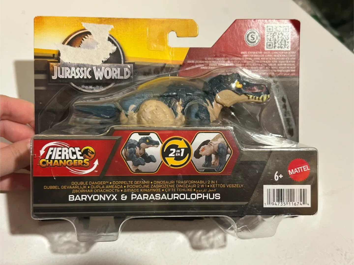 Jurassic World Fierce Changers 2-in-1 Dinosaur Toy image indicator(5)