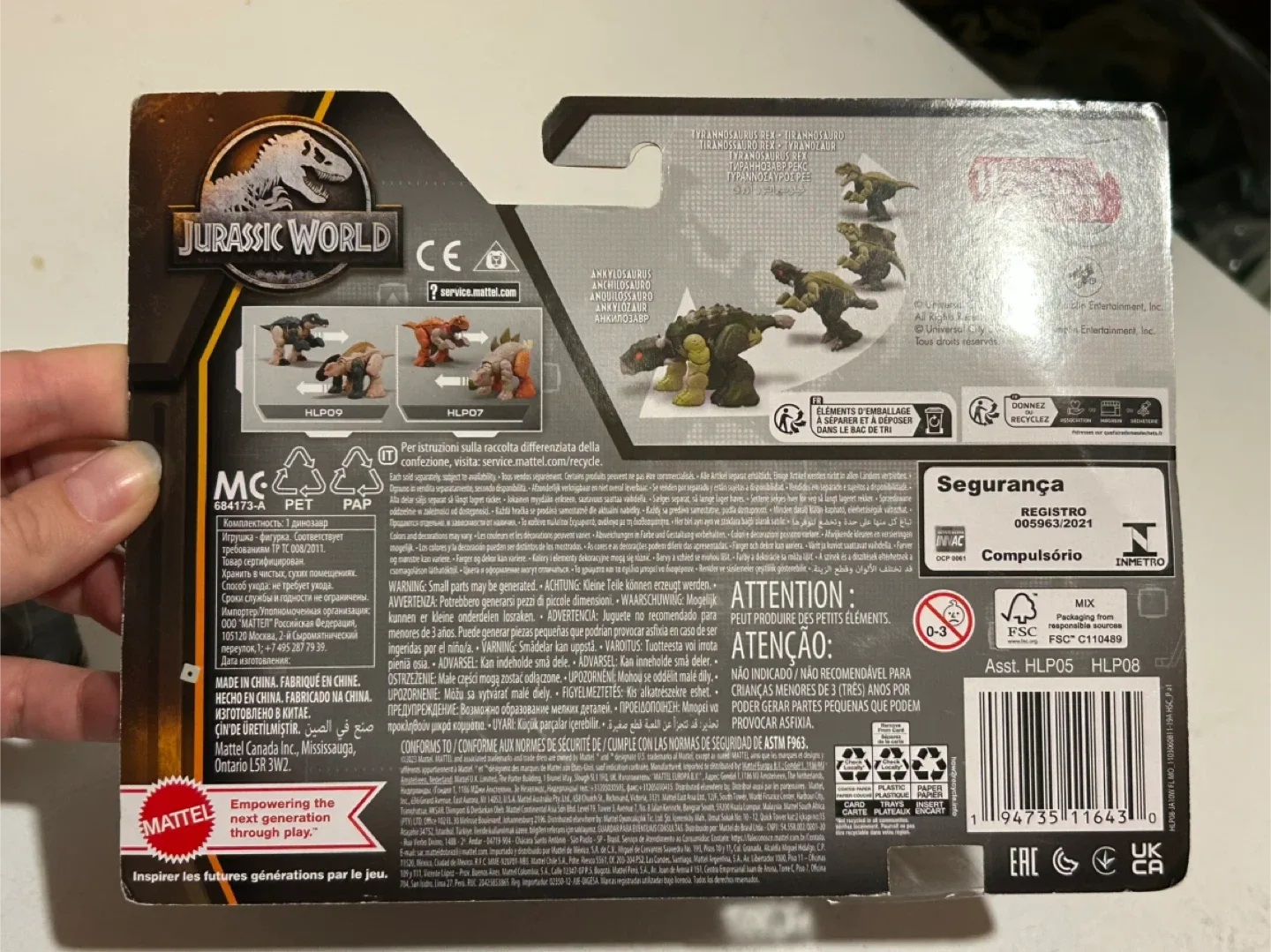 Jurassic World Fierce Changers 2-in-1 Dinosaur Toy image indicator(2)