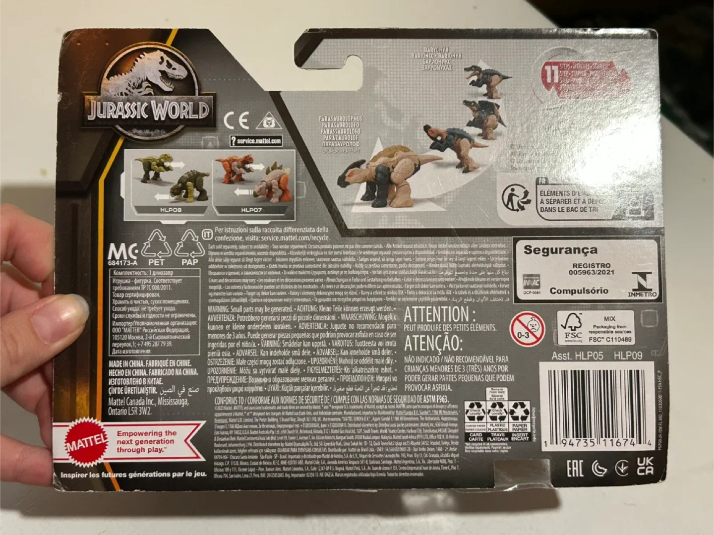 Jurassic World Fierce Changers 2-in-1 Dinosaur Toy image indicator(6)