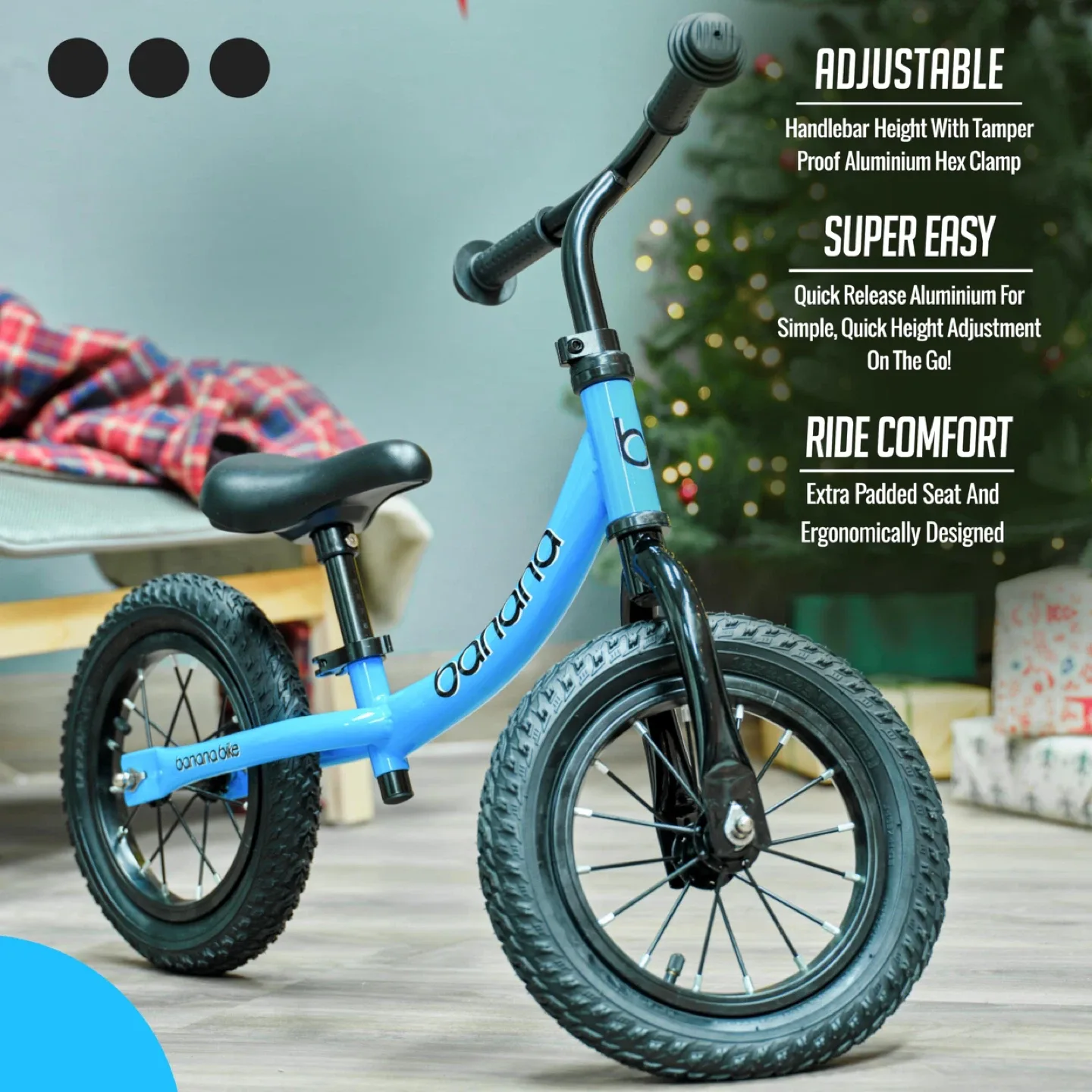 Banana GT Balance Bike - Adjustable Handlebar + Seat image indicator(6)