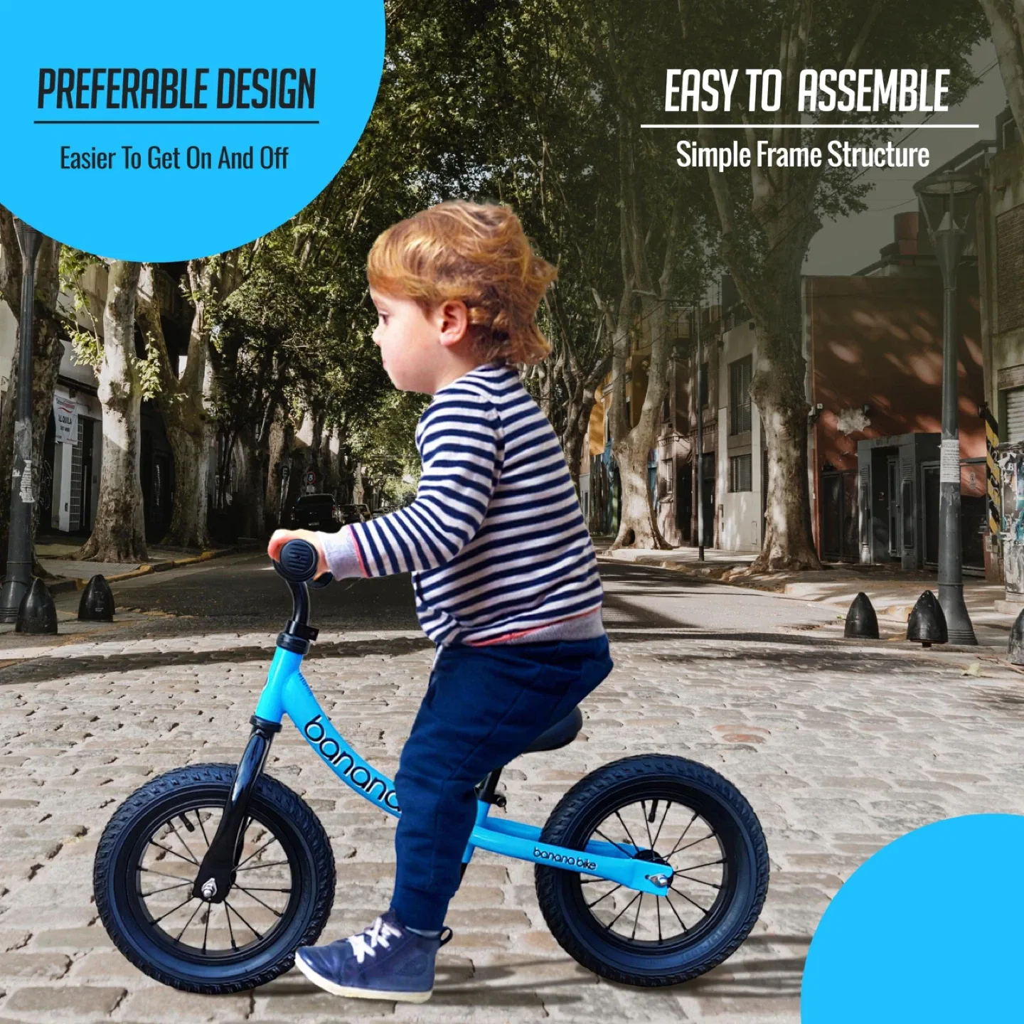 Banana GT Balance Bike - Adjustable Handlebar + Seat image indicator(2)