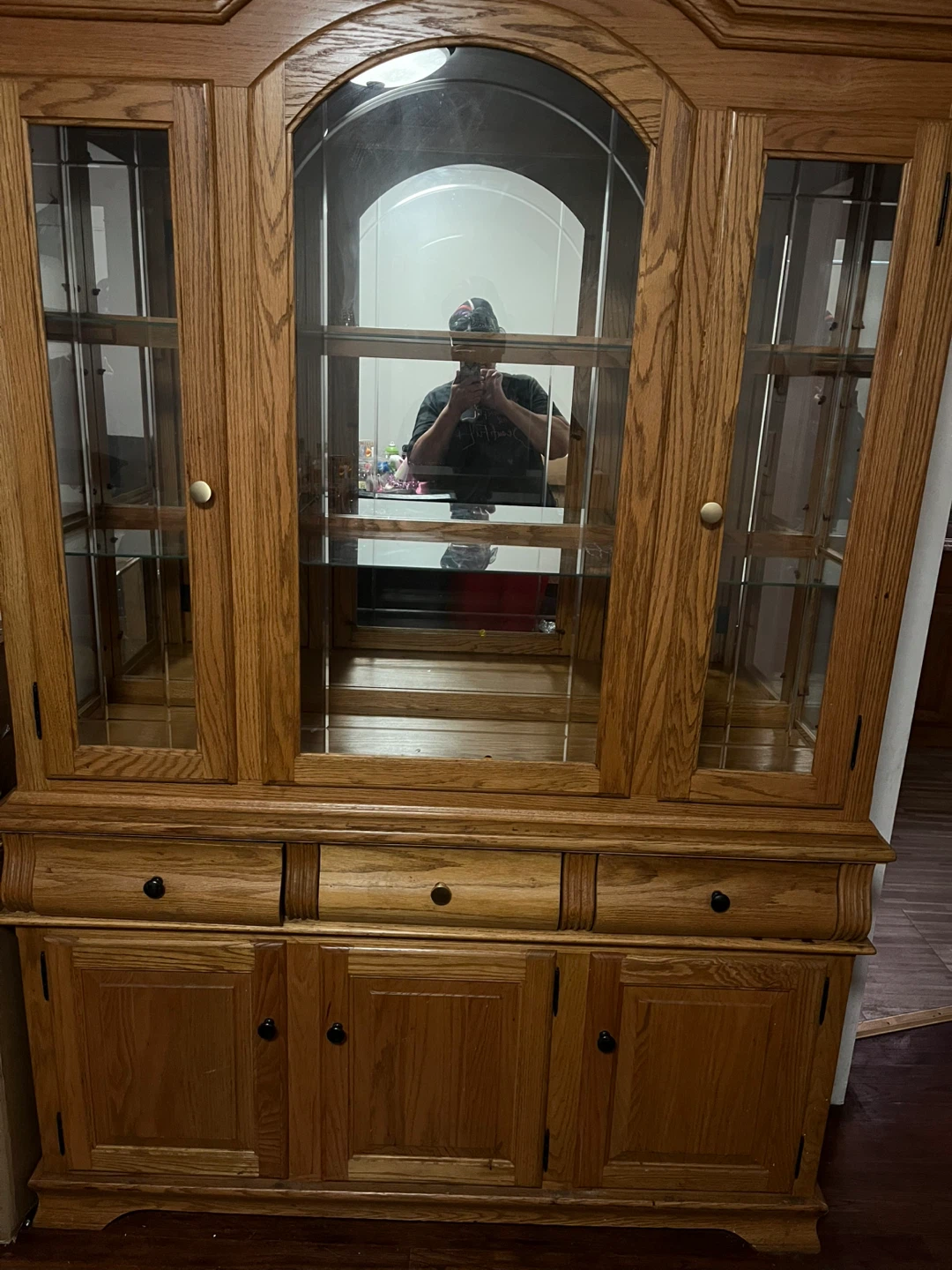 Wooden China Cabinet