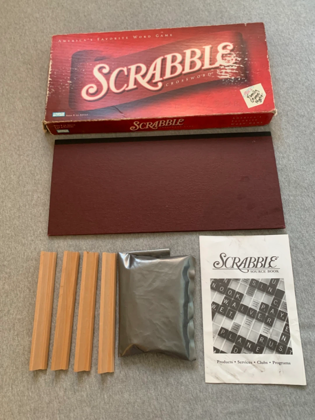 Scrabble Pieces - MISSING 6 letters