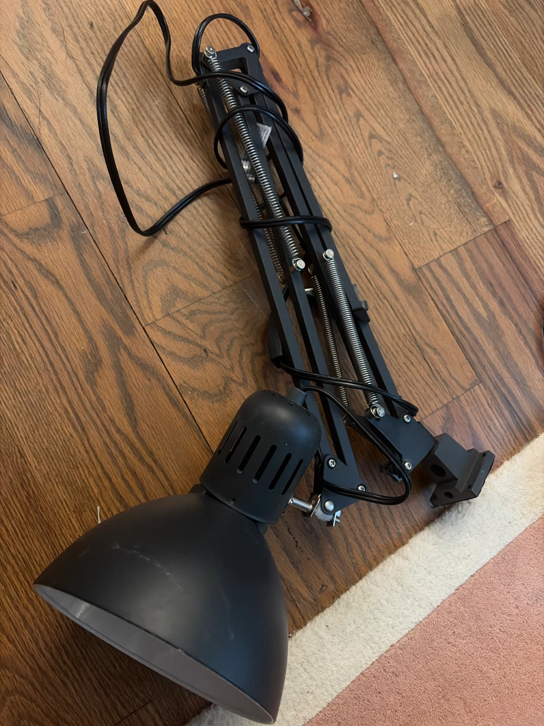 IKEA Black Adjustable Architect Desk Lamp