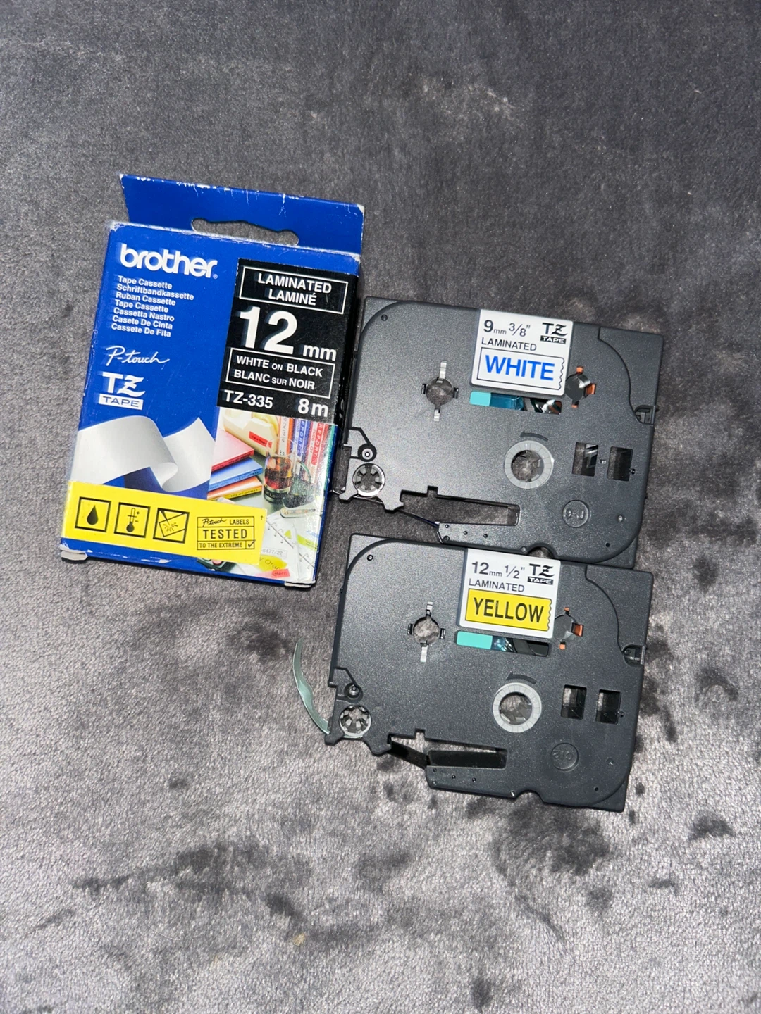 Brother P-Touch TZ-335 Laminated Tape 12mm