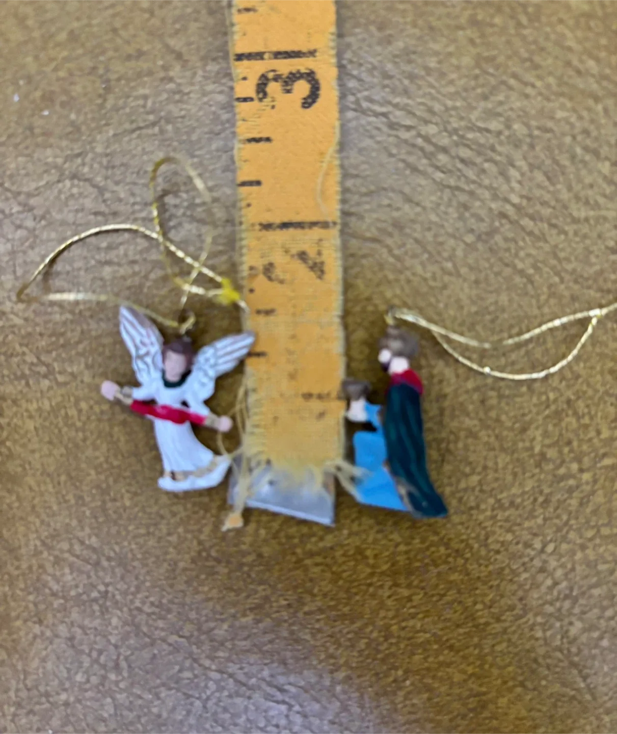 Vintage Nativity Scene Miniature Christmas Ornaments image indicator(5)