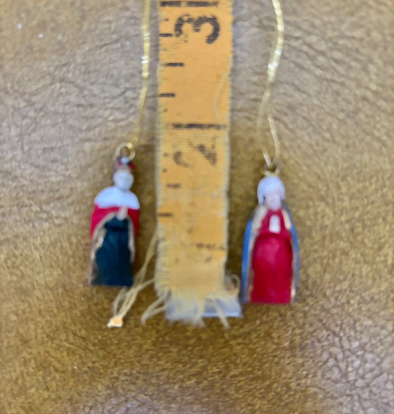 Vintage Nativity Scene Miniature Christmas Ornaments image indicator(3)