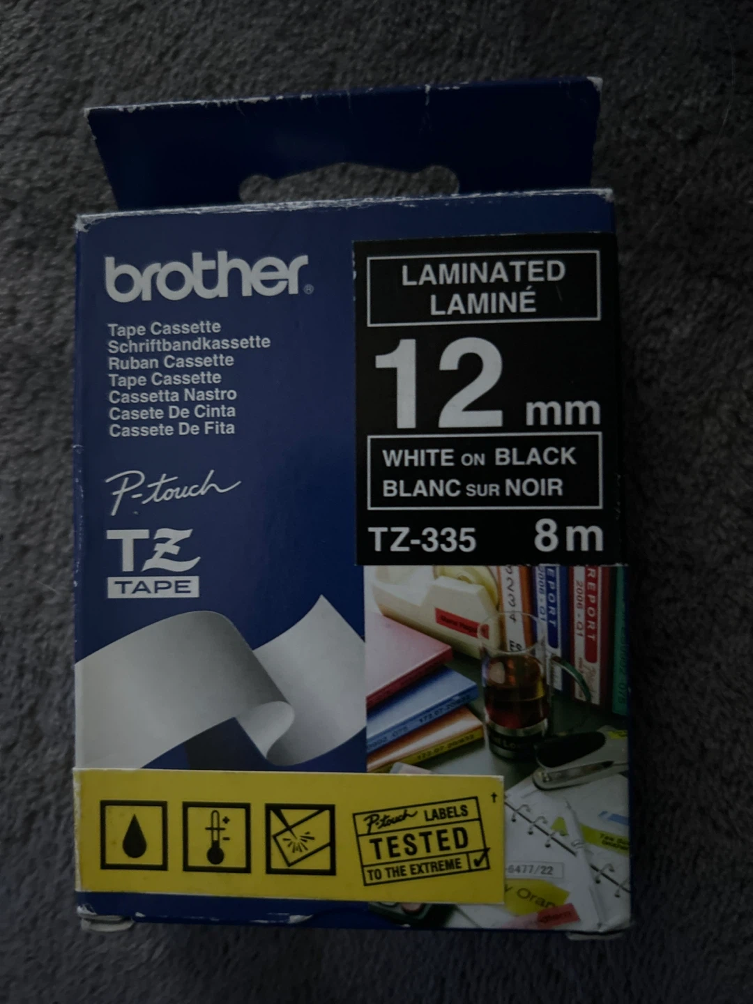 Brother P-Touch TZ-335 Laminated Tape 12mm - photo 5