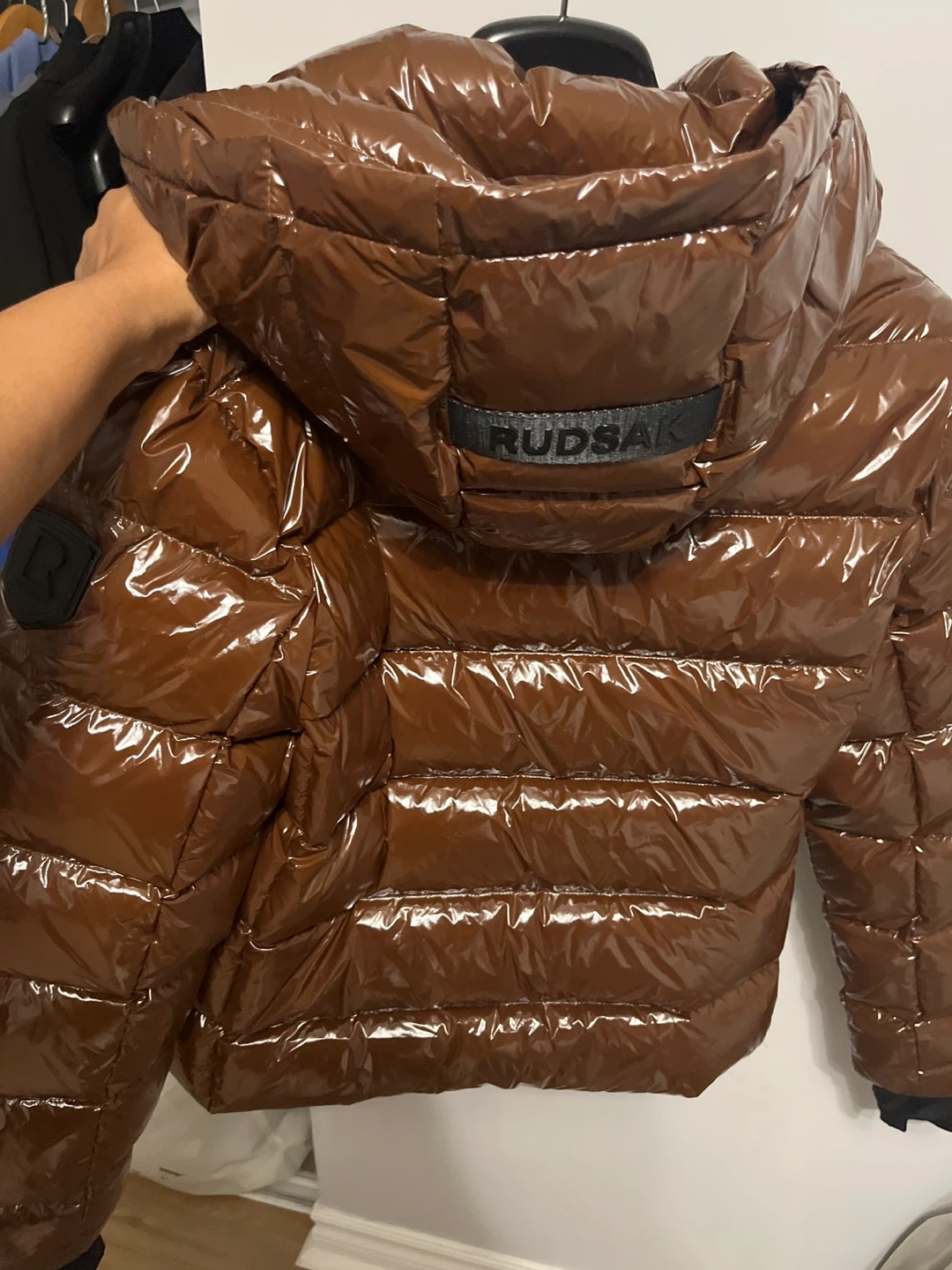 Rudsak Puffer Jacket - Brown - Size M - photo 3
