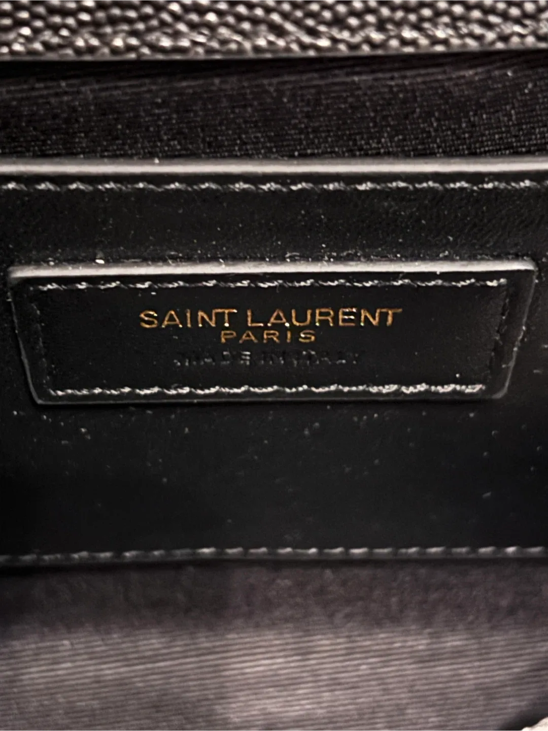 Saint Laurent YSL Kate Black Chain Wallet image indicator(7)