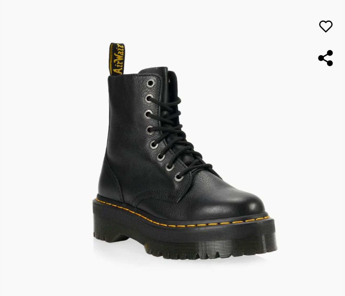 Dr. Martens Jadon III, Leather Platform Boots, Size 7 image indicator(4)