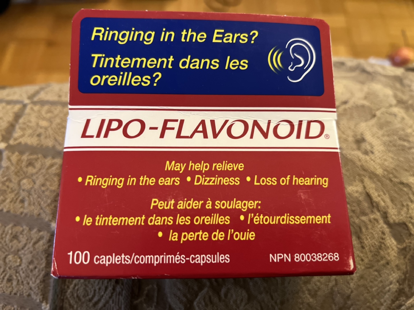 Lipo-Flavonoid Ringing in the Ears Relief - 100 Caplets