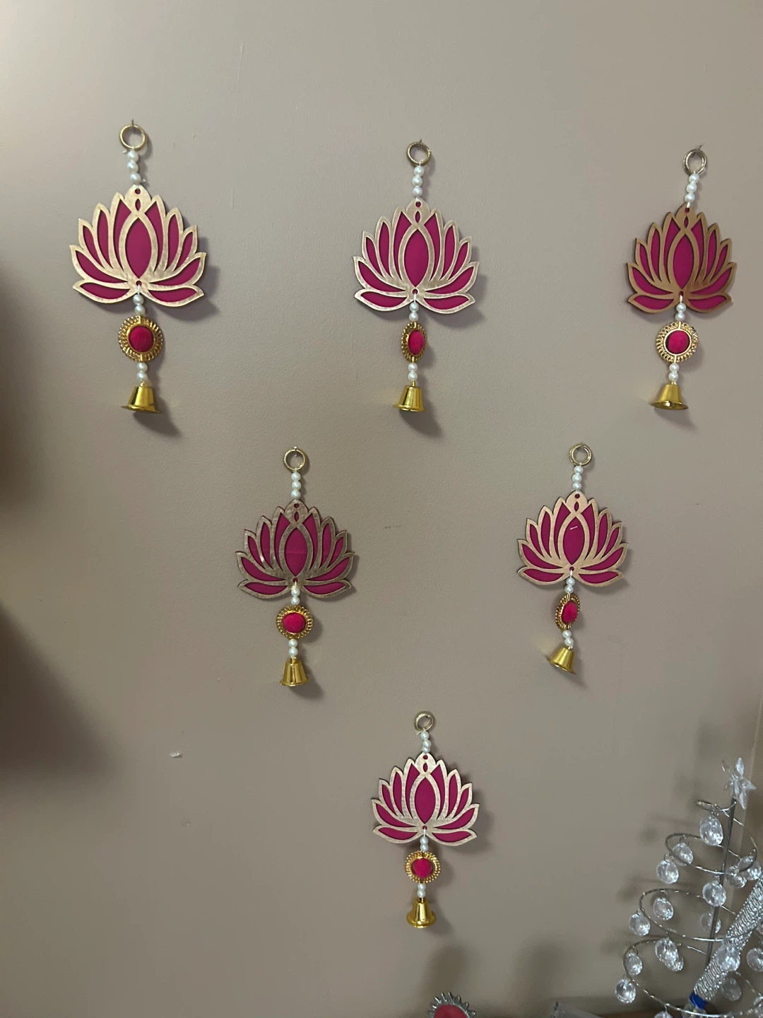Lotus Flower Wall Hanging Decor - photo 2