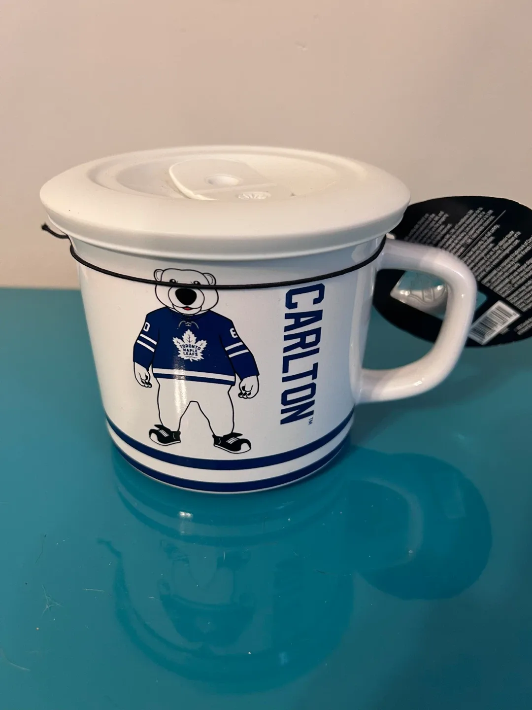 🏒 NEW Toronto Maple Leafs “Carlton the Bear” 20 oz Meal Mug