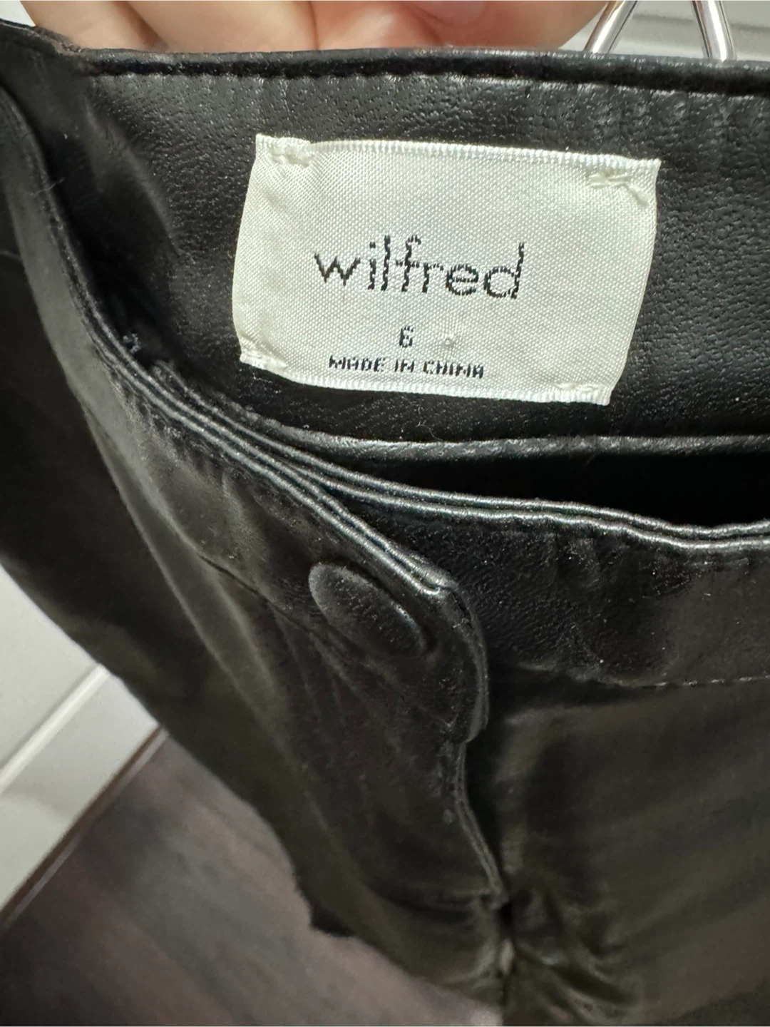 Wilfred Vegan Leather Pants - Size 6 - photo 2