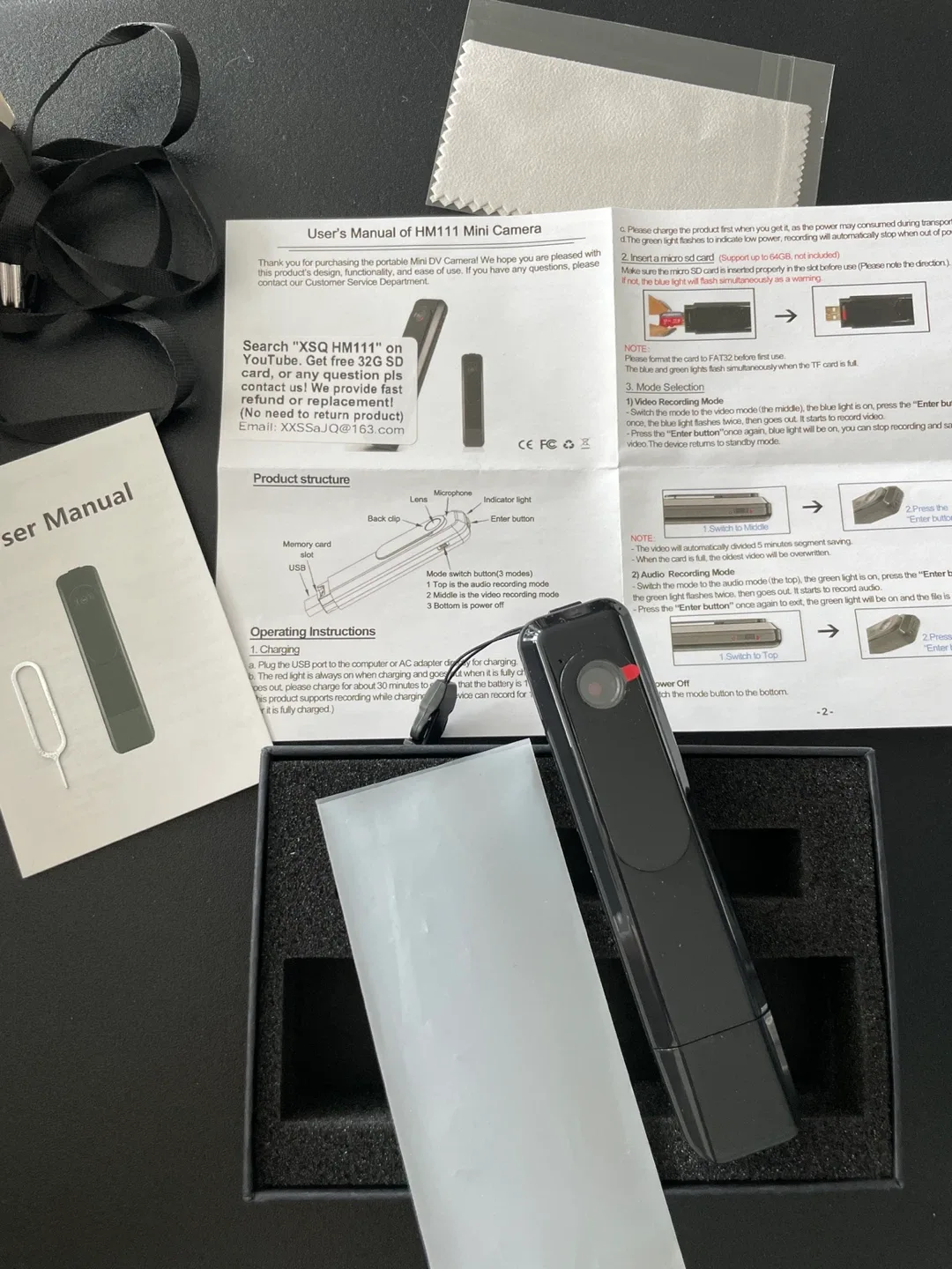 HM111 Mini body Camera - Portable DV Camera thumbnail