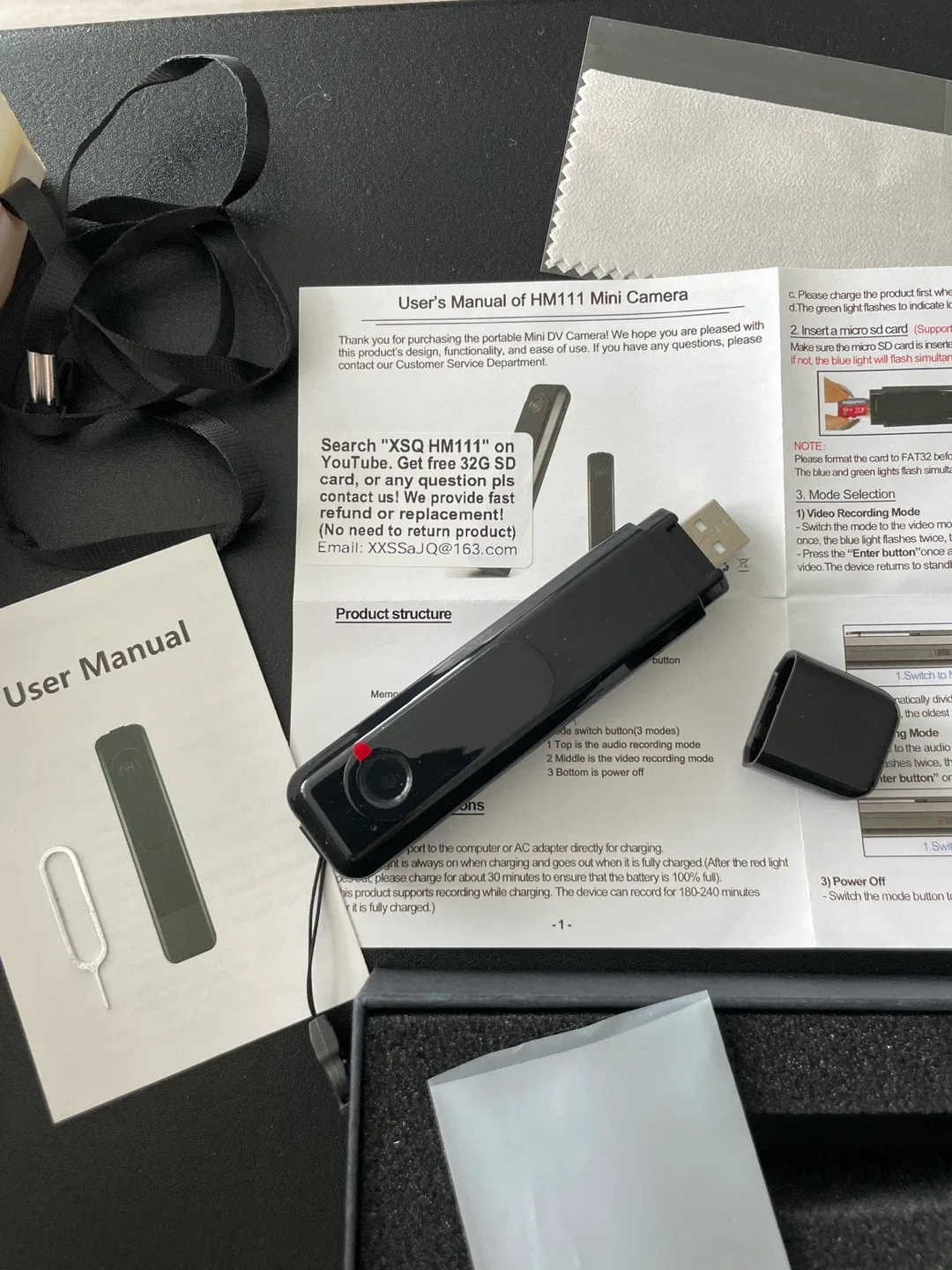 HM111 Mini body Camera - Portable DV Camera image indicator(2)