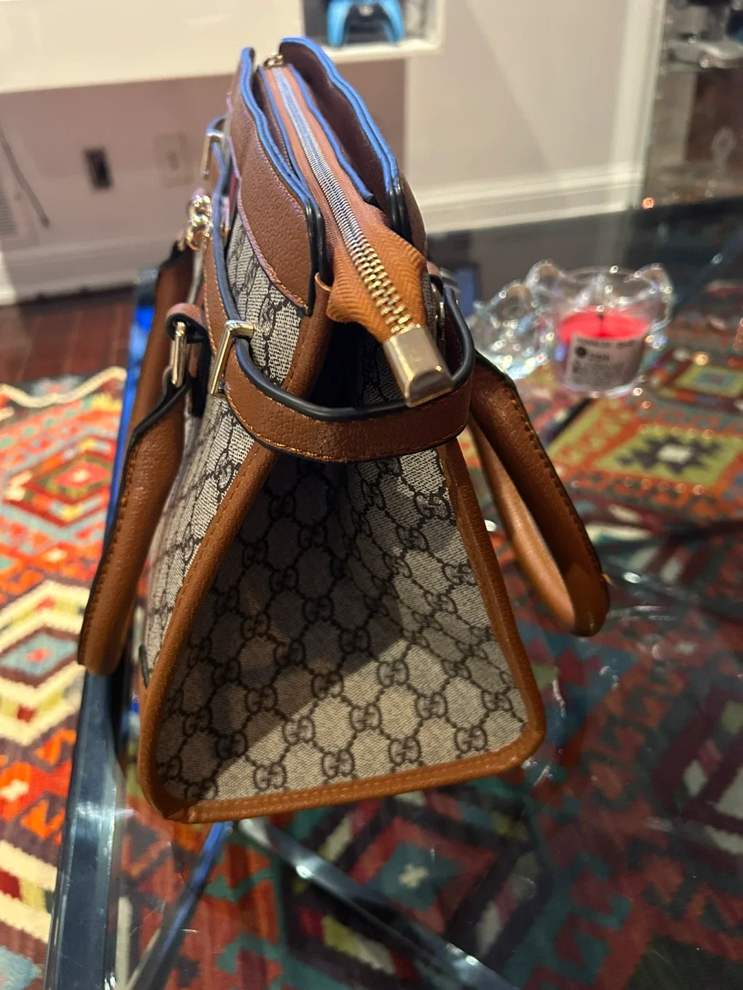 Gucci Inspired Brown Handbag image indicator(3)