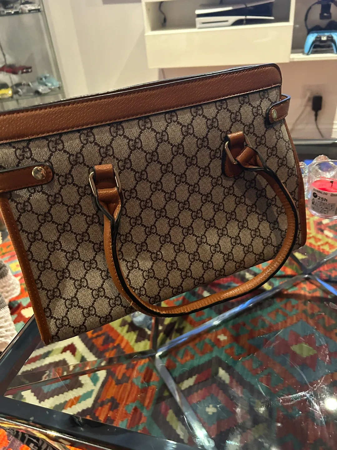 Gucci Inspired Brown Handbag image indicator(2)