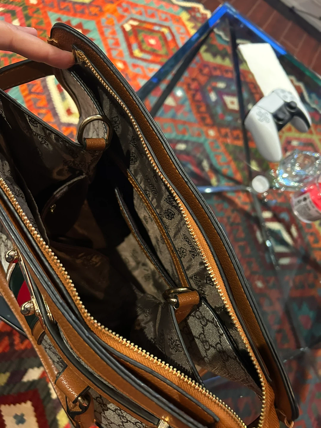 Gucci Inspired Brown Handbag - photo 5