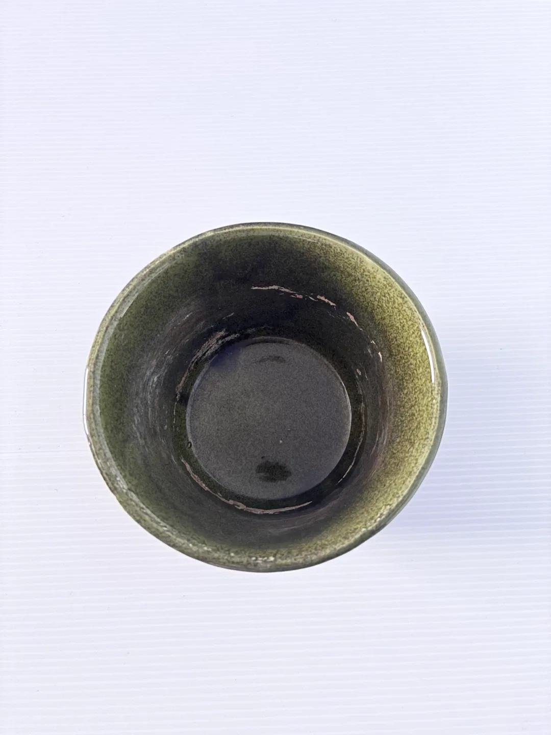 Vintage mcm Floraline 572 Green Planter McCoy Pottery USA image indicator(3)