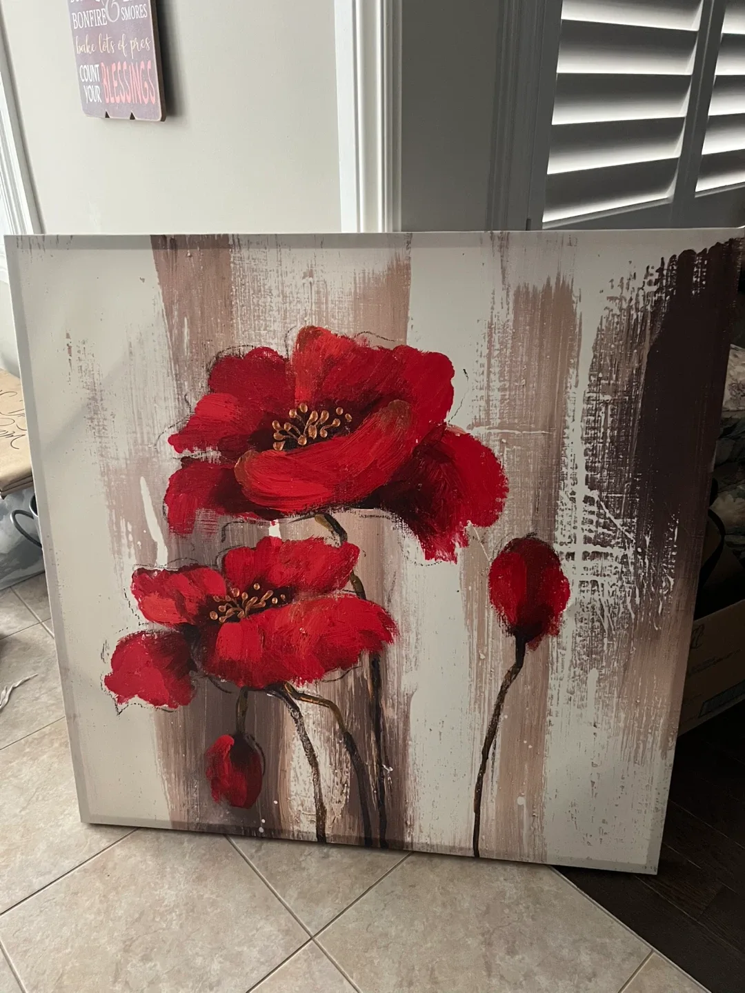 Red Flower Painting image indicator(3)