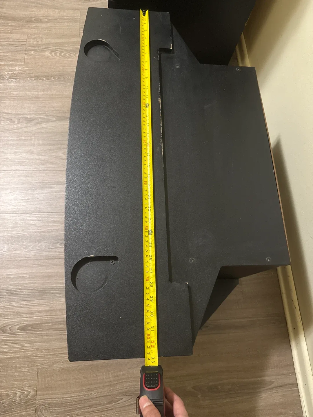 Black TV Stand - 33 Inches Wide image indicator(2)