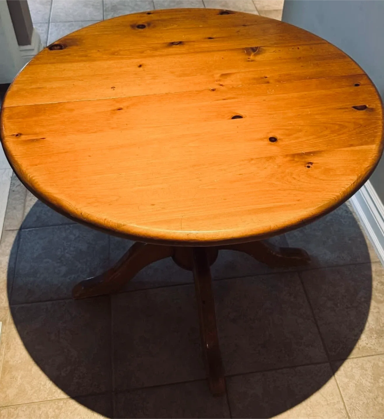 Extendable Solid Wood Pedestal Dining Table thumbnail