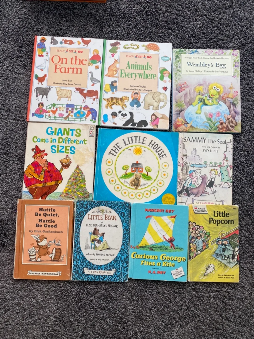 Lot of Vintage Kids' Books Lot - Early Readers