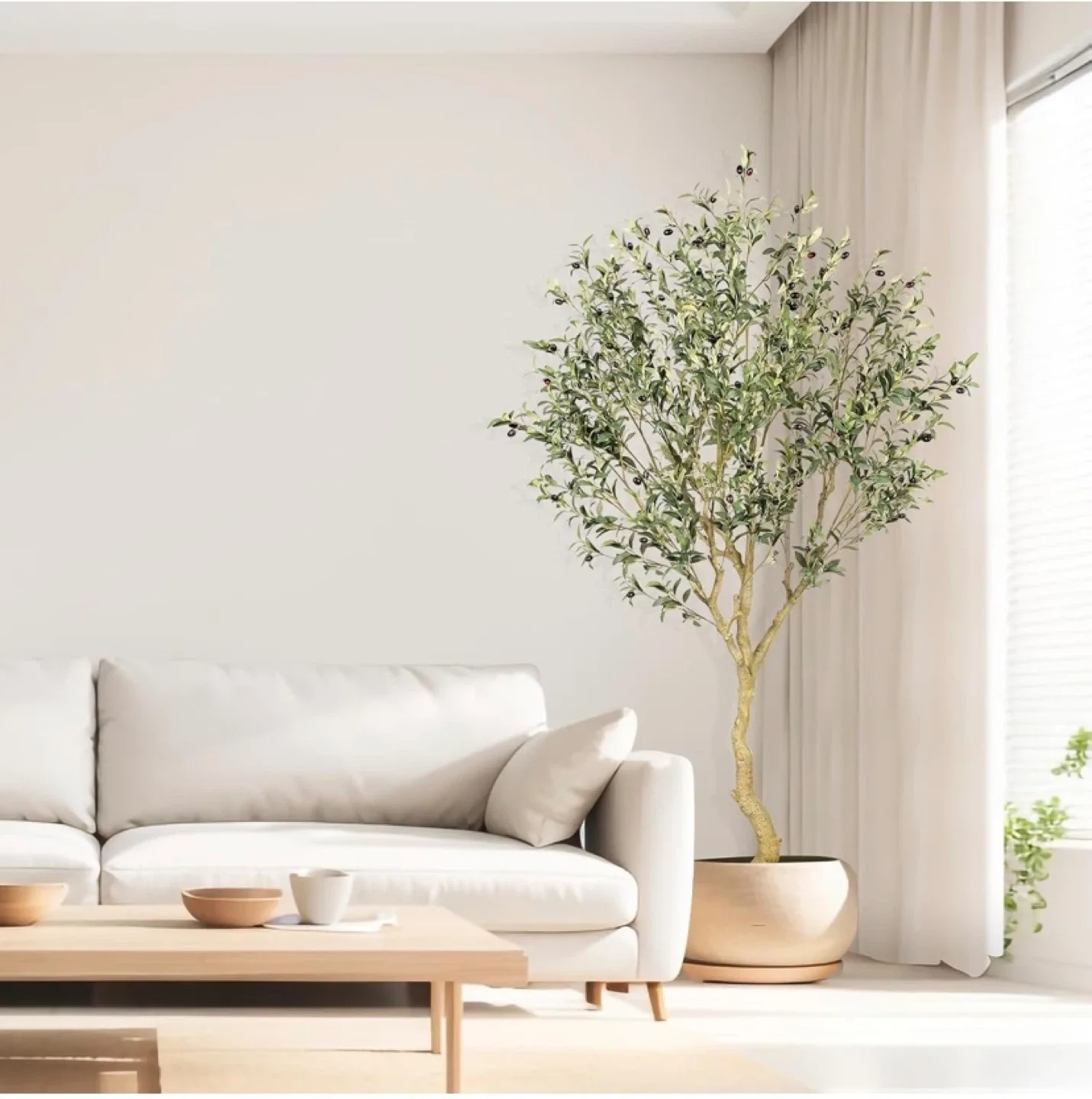 New Realead 7FT Artificial Olive Tree image indicator(7)