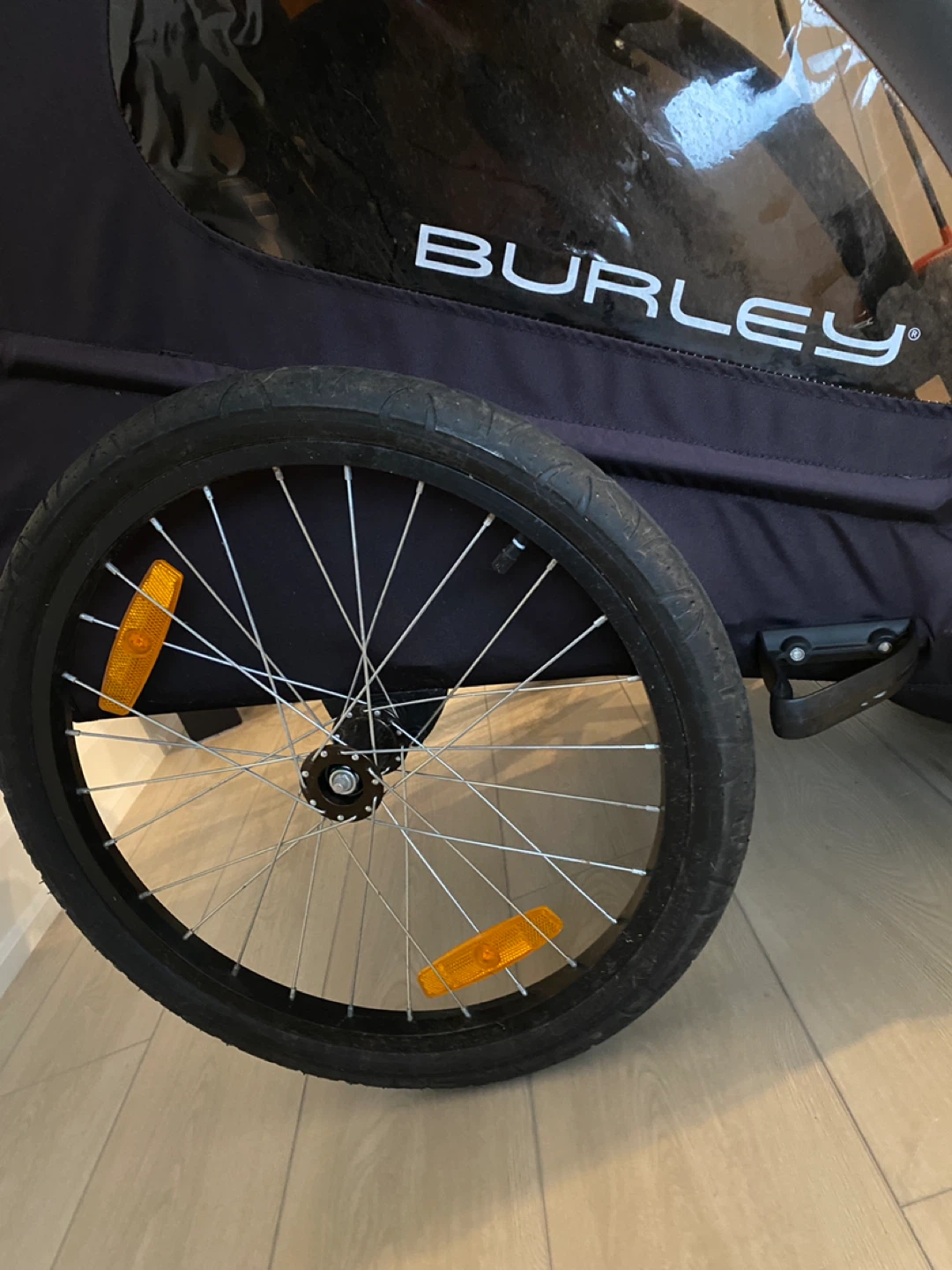 Burley Child Bike Trailer - Yellow/Black - photo 2