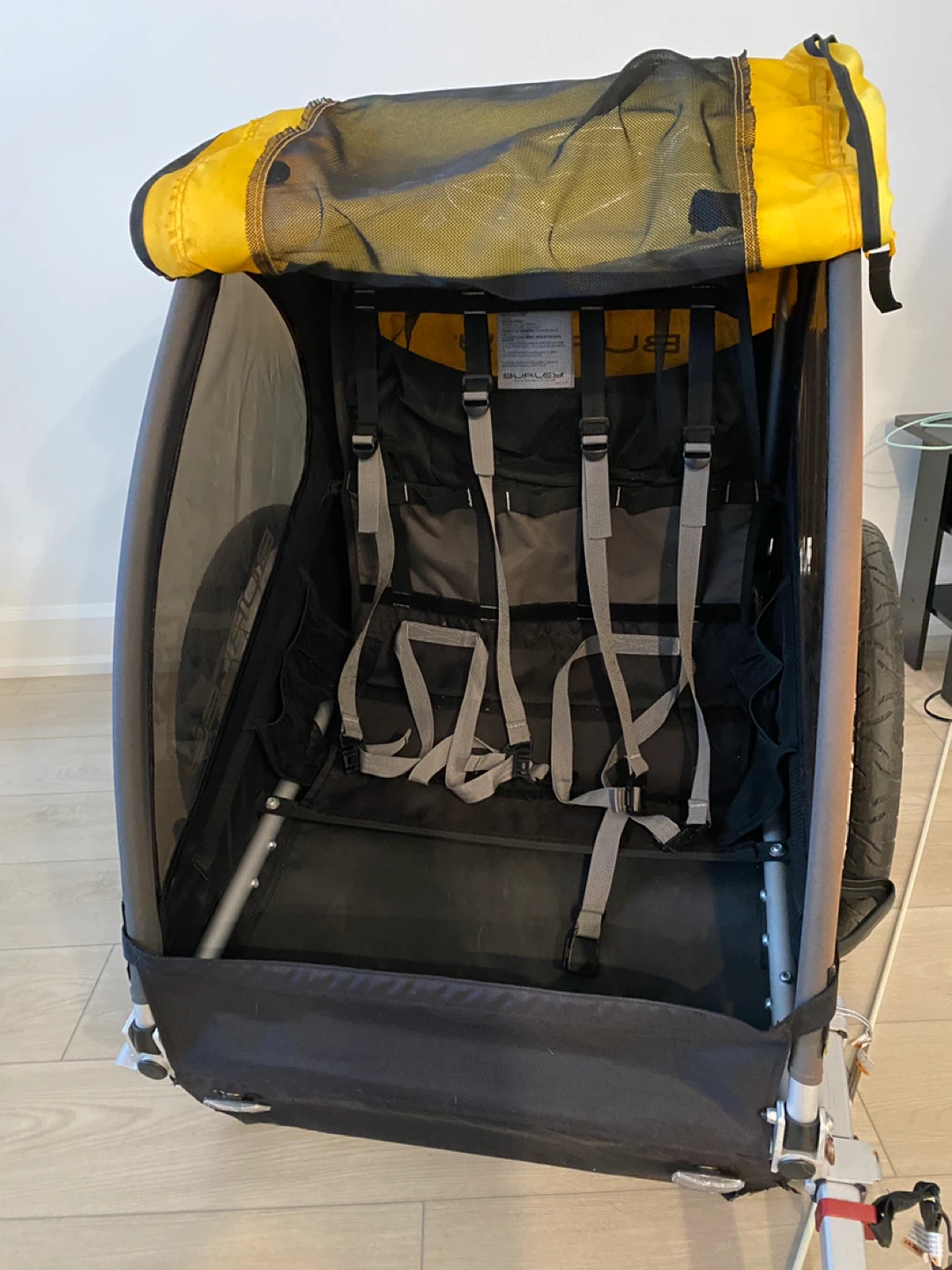 Burley Child Bike Trailer - Yellow/Black - photo 3