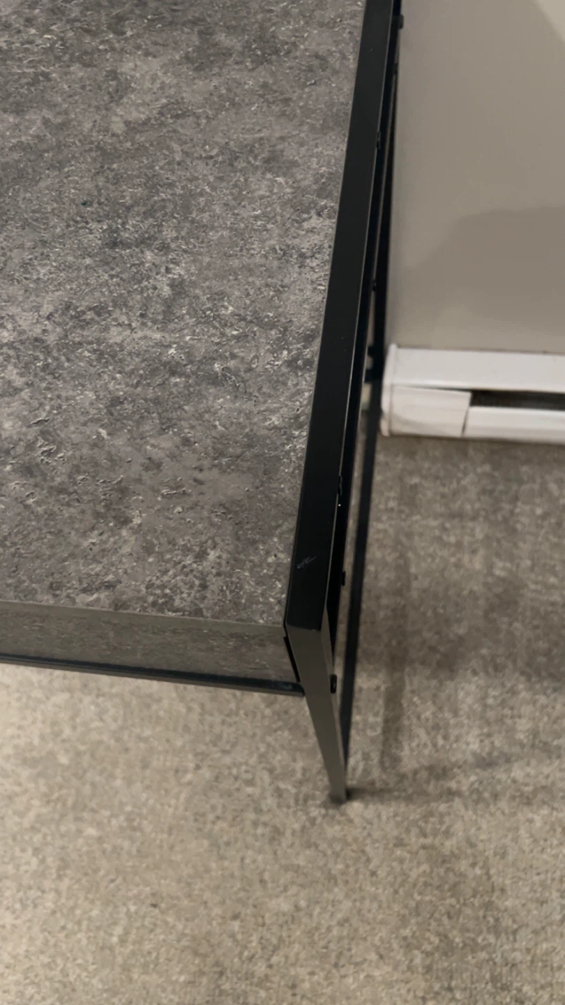 Grey (Stone) Computer Desk - 2 Drawers - photo 3