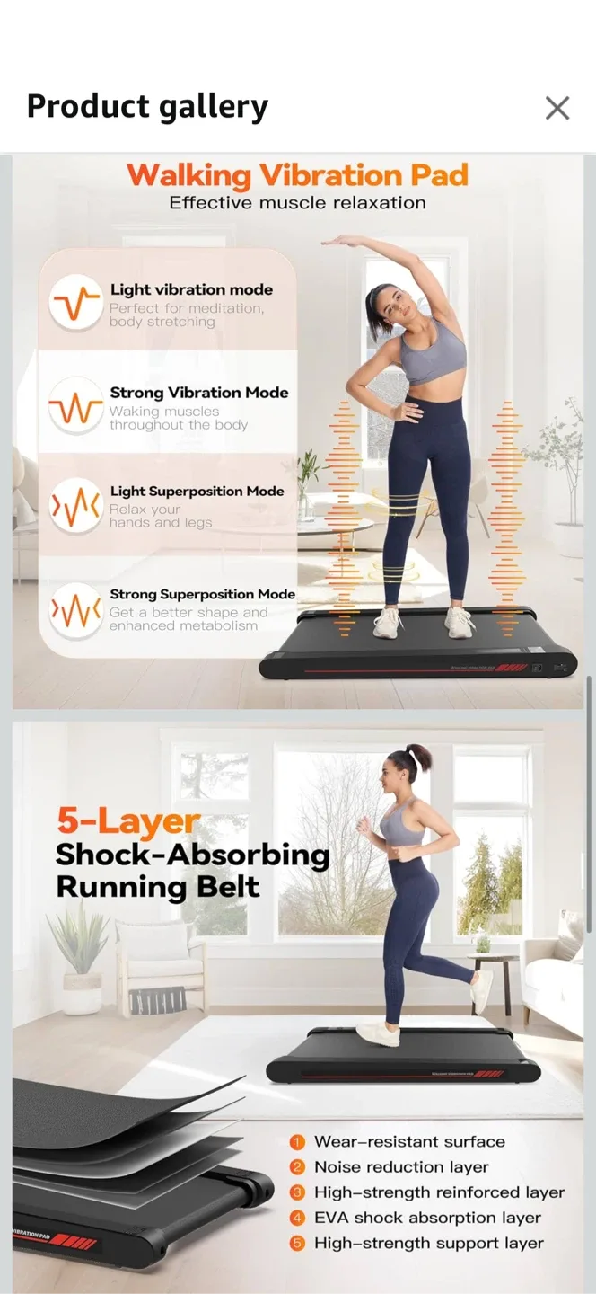 Walking Vibration Pad Treadmill image indicator(5)