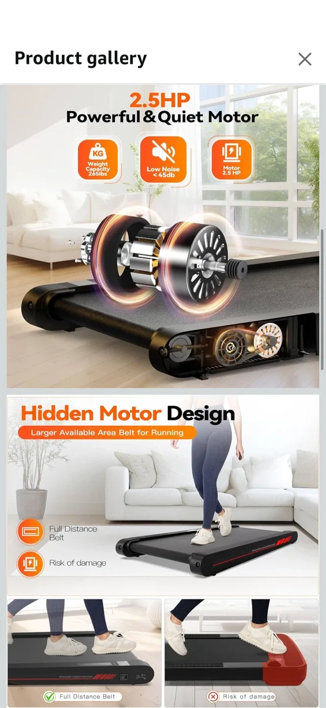 Walking Vibration Pad Treadmill image indicator(4)