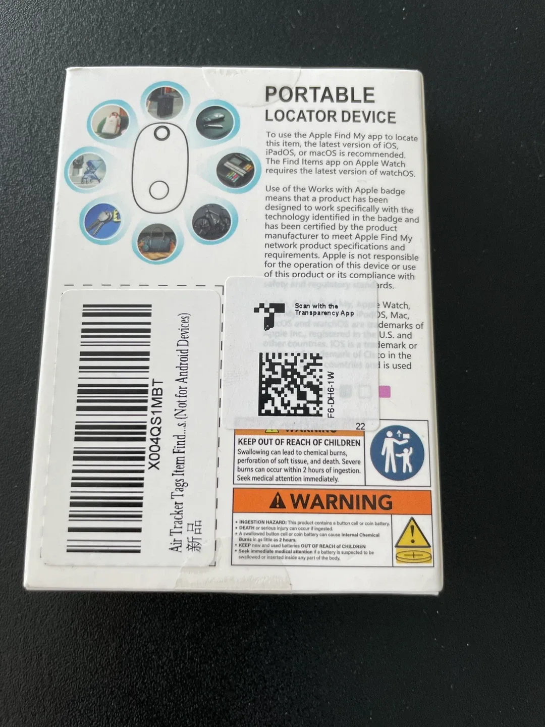 weTag pro Tracker - Works With Apple Find My image indicator(2)