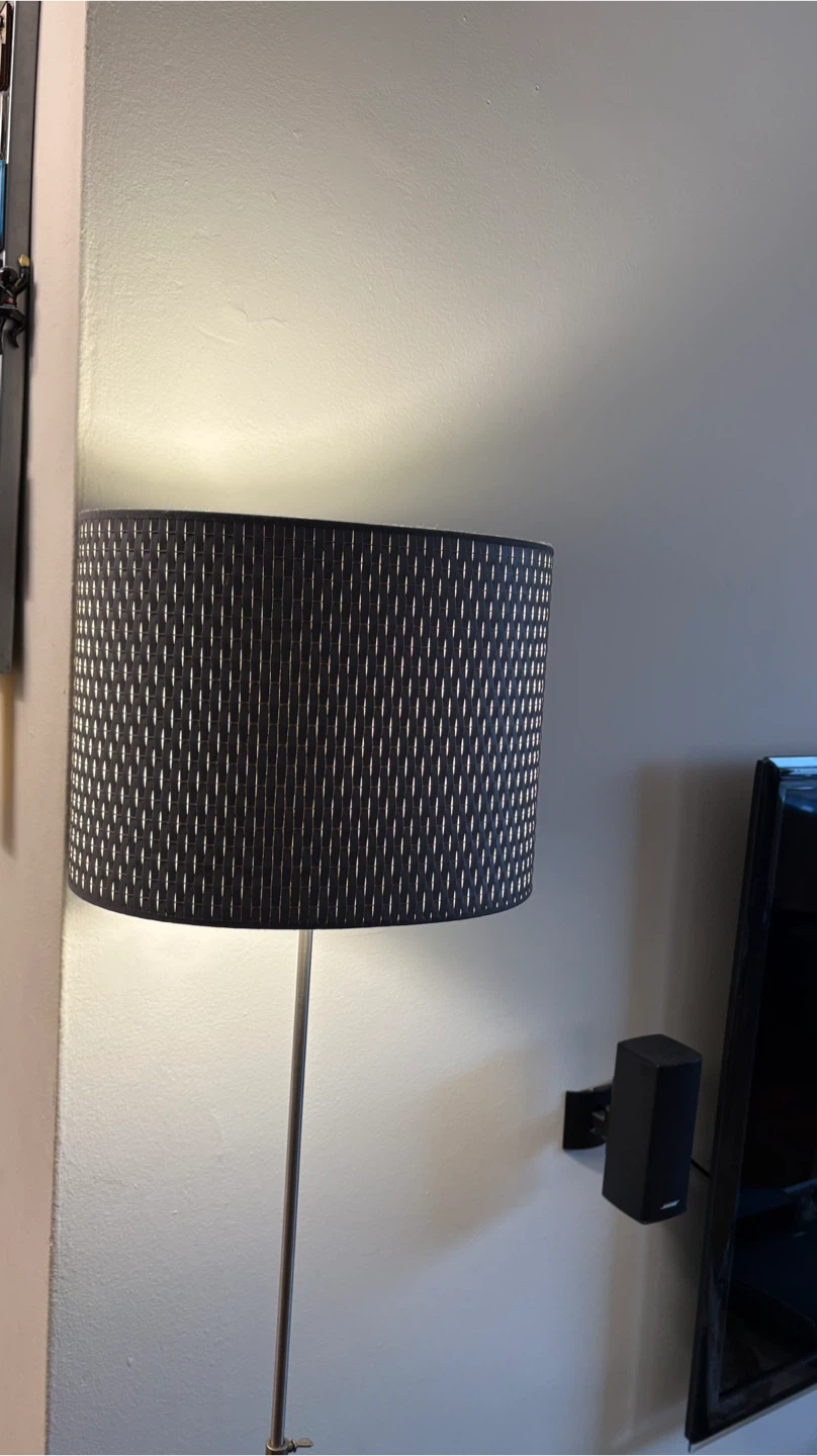 MODERN OVAL GREY LAMP SHADES $35 - photo 2