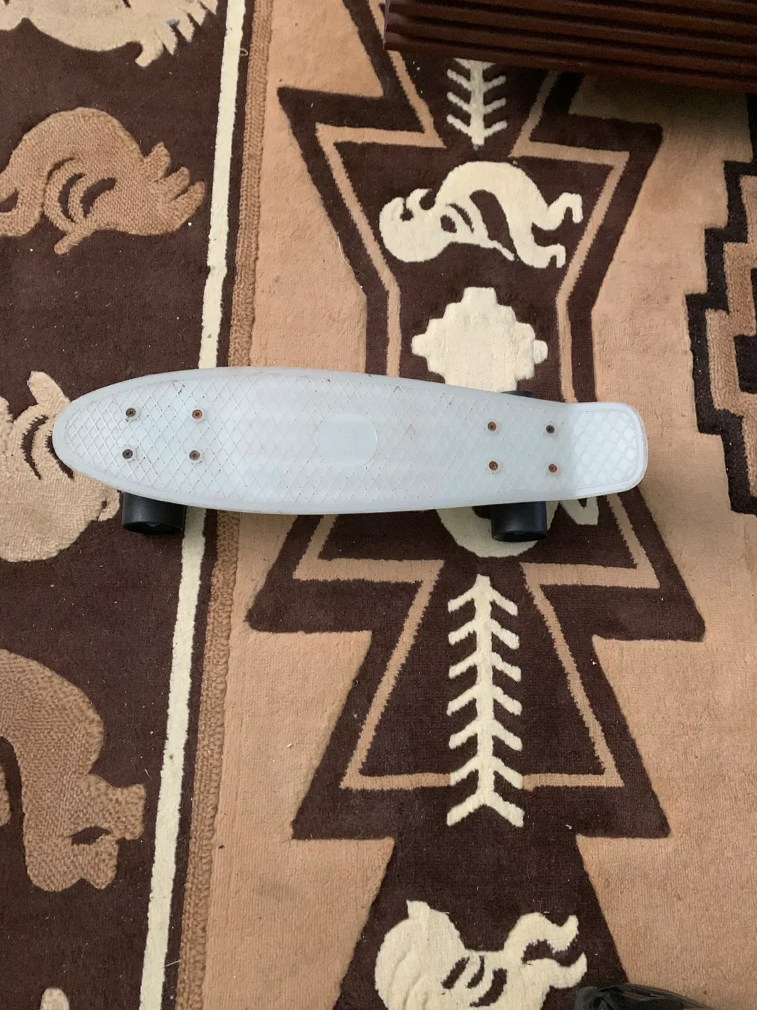 Penny Board Skateboard - White thumbnail