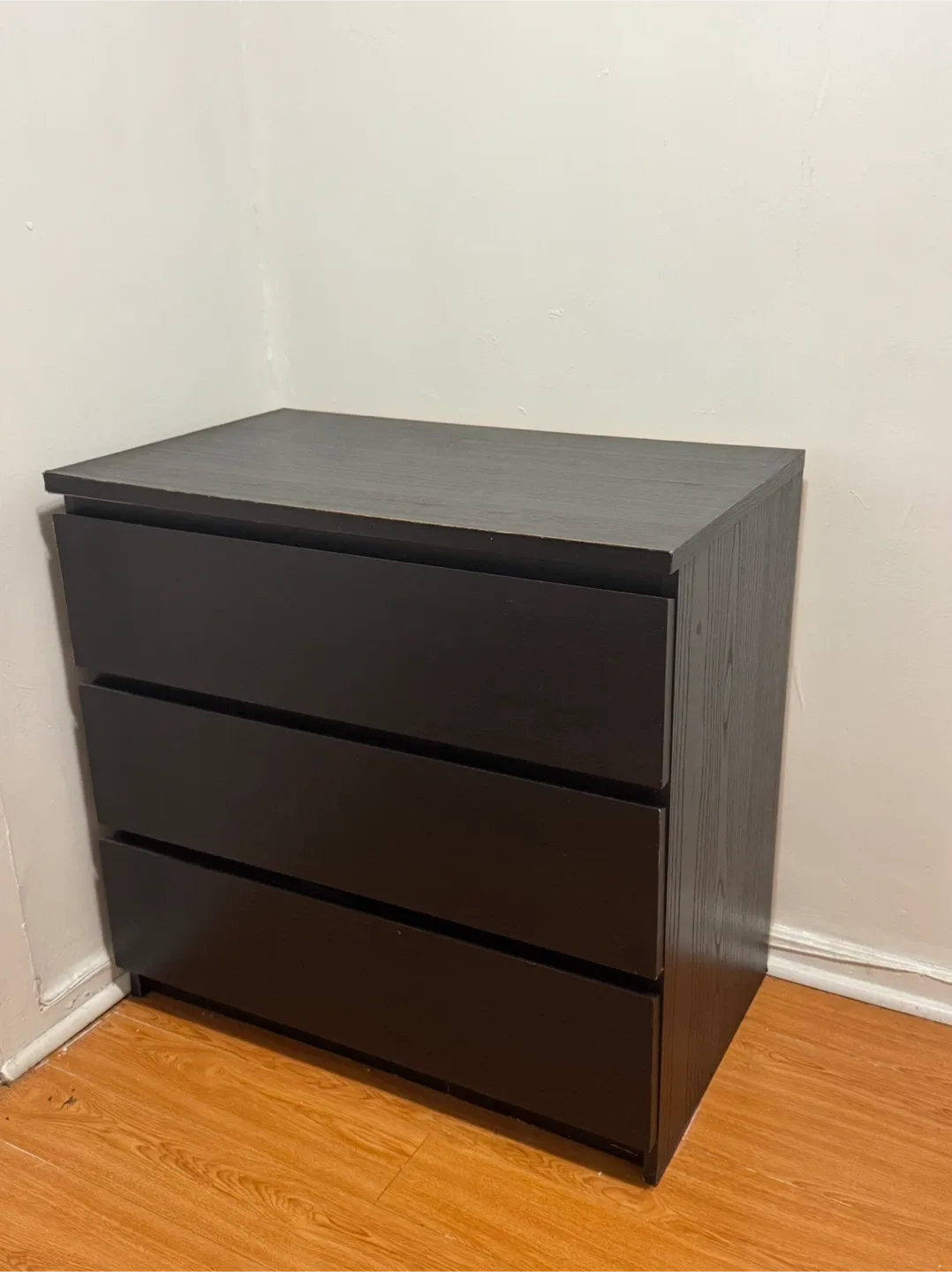 Dark Brown 3-Drawer Dresser image indicator(4)