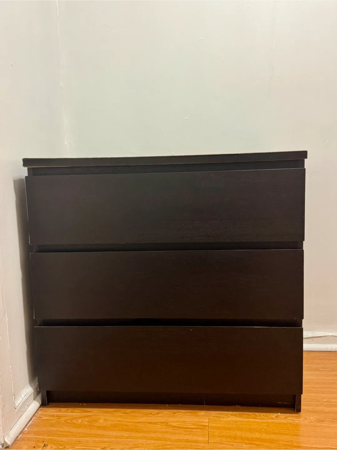 Dark Brown 3-Drawer Dresser image indicator(2)
