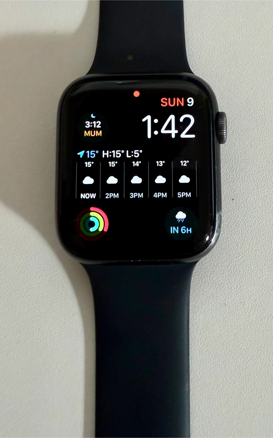Apple Watch 44mm Aluminum Case - Black - photo 3
