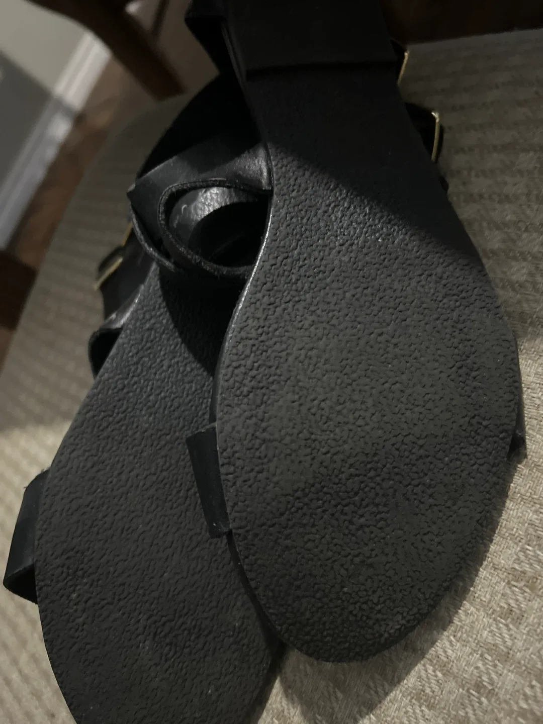Forever 21 Black Sandals 🥕 image indicator(4)